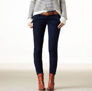 Skinny trouser in navy